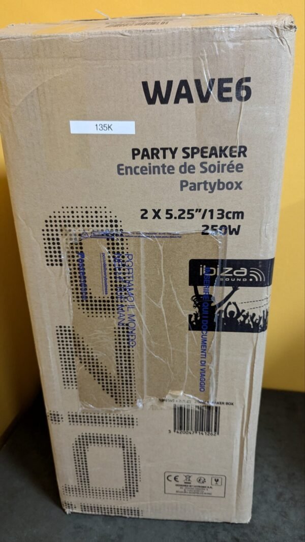 Ibiza WAVE6 Altavoz a pilas de 250W - Imagen 11