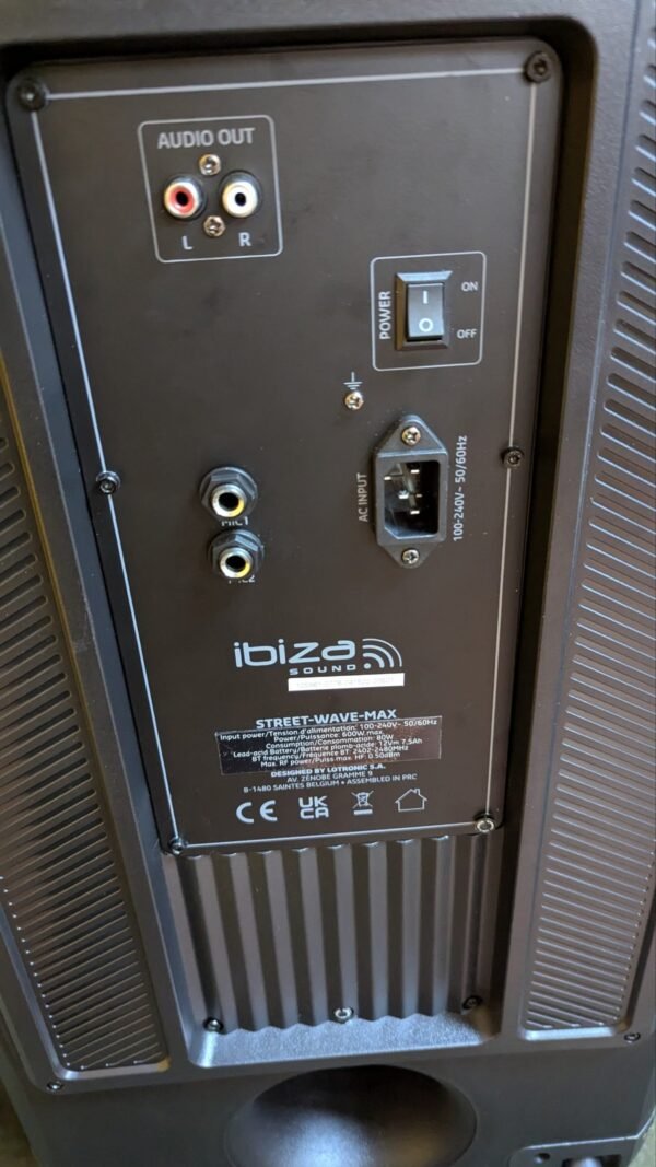 Altavoz Ibiza Street Wave MAX 600W - Imagen 4