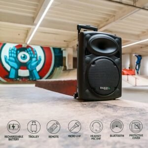 Altavoz  portátil Ibiza PORT12VHF-BT