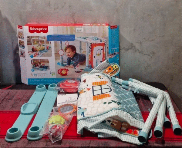 Fisher-Price Gimnasio casita de campo 2 en 1 Alfombra de actividades - Imagen 3