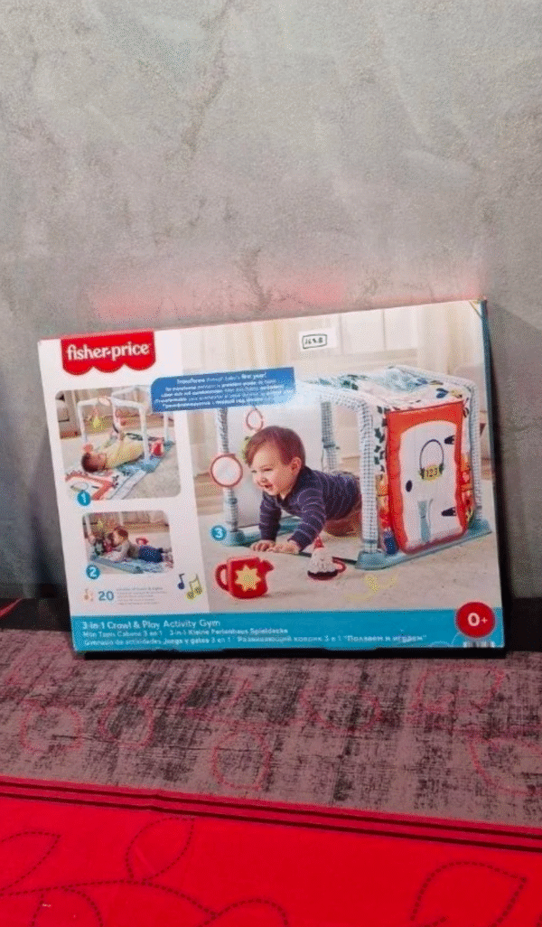 Fisher-Price Gimnasio casita de campo 2 en 1 Alfombra de actividades - Imagen 7
