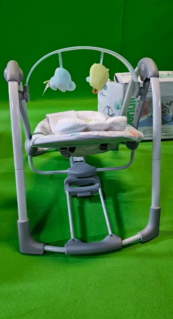 Ingenuity, Columpio Compacto Plegable Hugs & Hoots, hasta 9 kg - Imagen 6