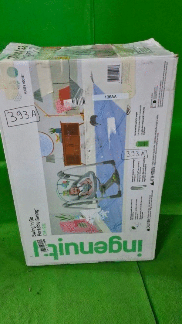 Ingenuity, Columpio Compacto Plegable Hugs & Hoots - Imagen 9
