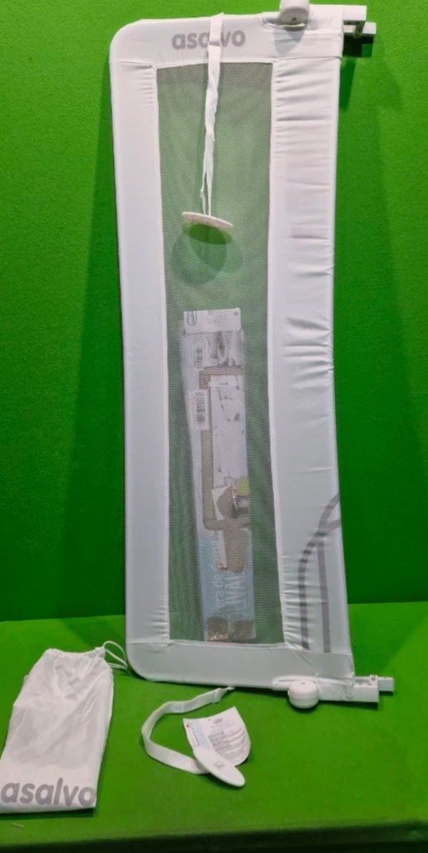 Asalvo 12661 - Barrera de Cama 2 en 1, Blanco - Imagen 2