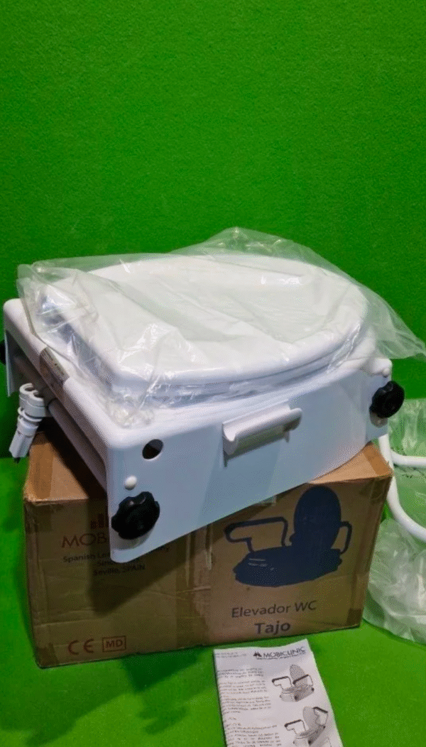 Mobiclinic®, Elevador WC para adultos con reposabrazos, Tajo - Imagen 6