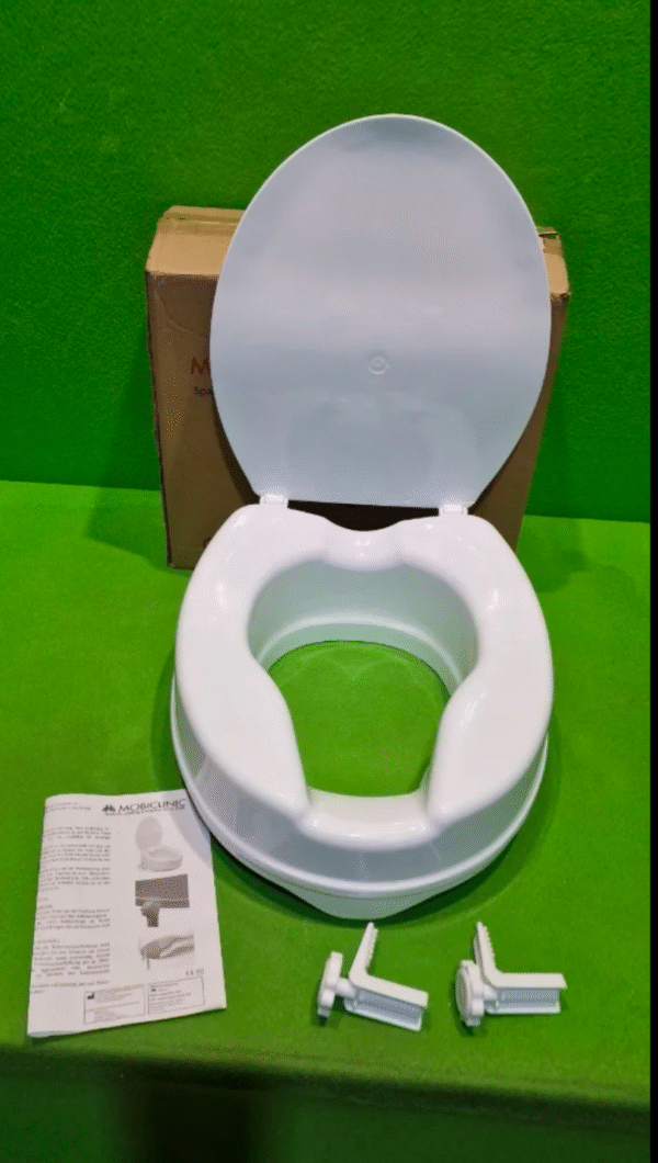 Mobiclinic®, Elevador WC para adulto, Con tapa, 10 cm - Imagen 4
