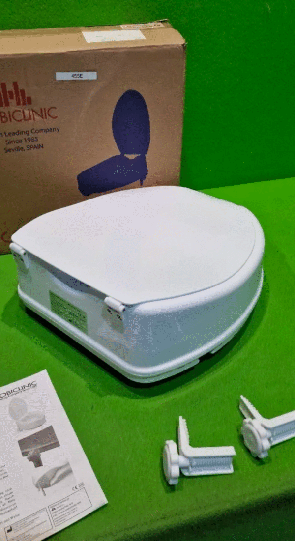 Mobiclinic®, Elevador WC para adulto, Con tapa, 10 cm - Imagen 6