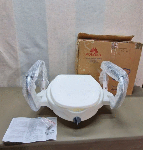 Mobiclinic, Elevador WC para adultos con reposabrazos, Guadiana - Imagen 2