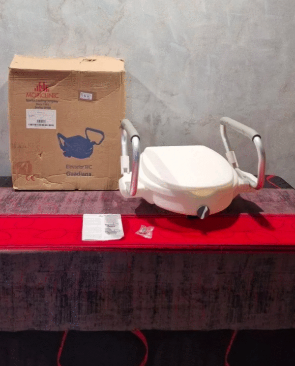 Mobiclinic, Elevador WC para adultos con reposabrazos, Guadiana - Imagen 2