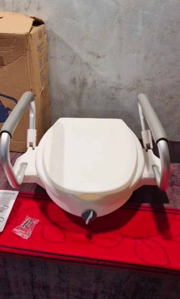 Mobiclinic, Elevador WC para adultos con reposabrazos, Guadiana - Imagen 7