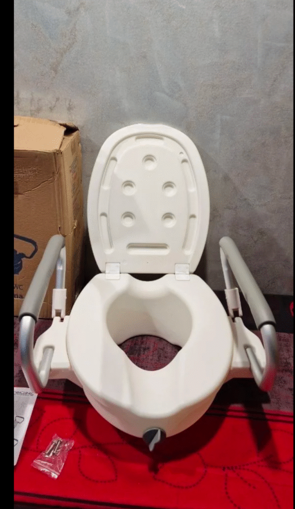 Mobiclinic, Elevador WC para adultos con reposabrazos, Guadiana - Imagen 3
