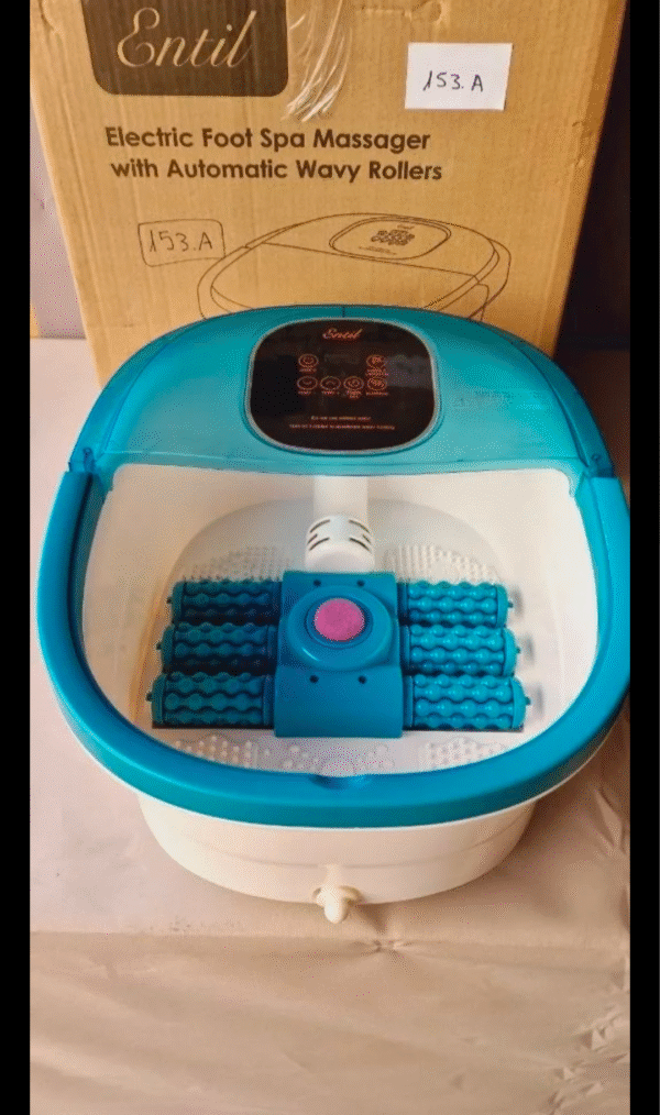 Masajeador de pies con función de calefacción, 6 rodillos - Imagen 2