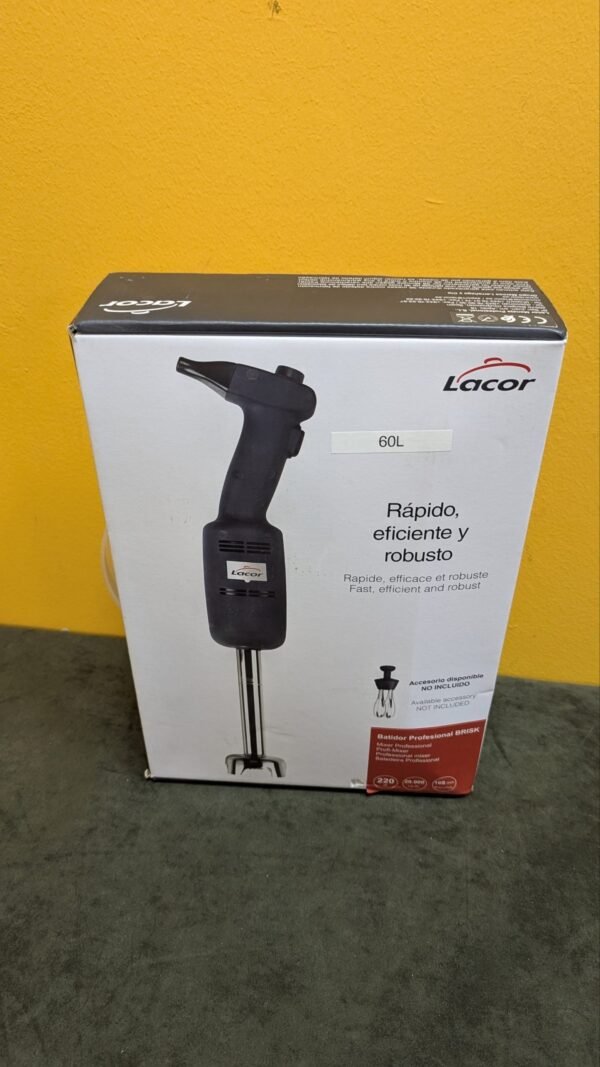 LACOR Batidora de Mano Brisk, Trituradora Profesional - Imagen 9