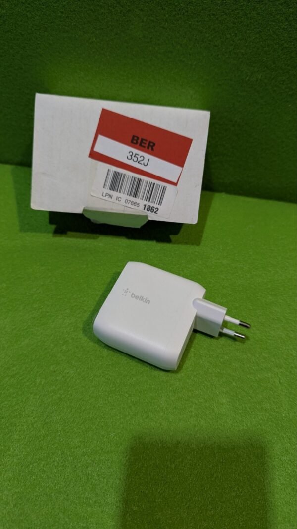 Belkin cargador de pared USB-PD GaN doble de 68 W - Imagen 2