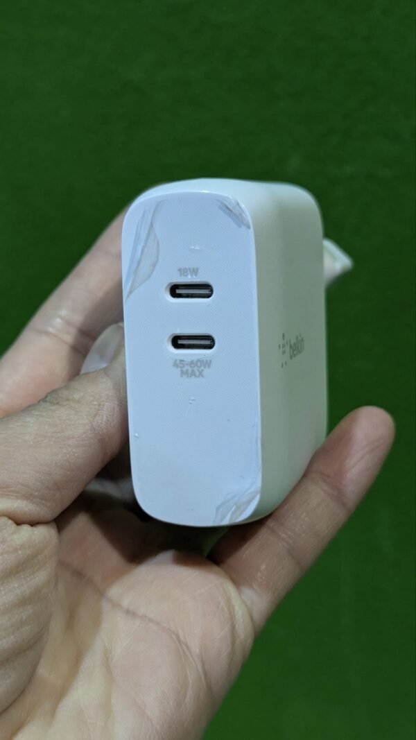 Belkin cargador de pared USB-PD GaN doble de 68 W - Imagen 7