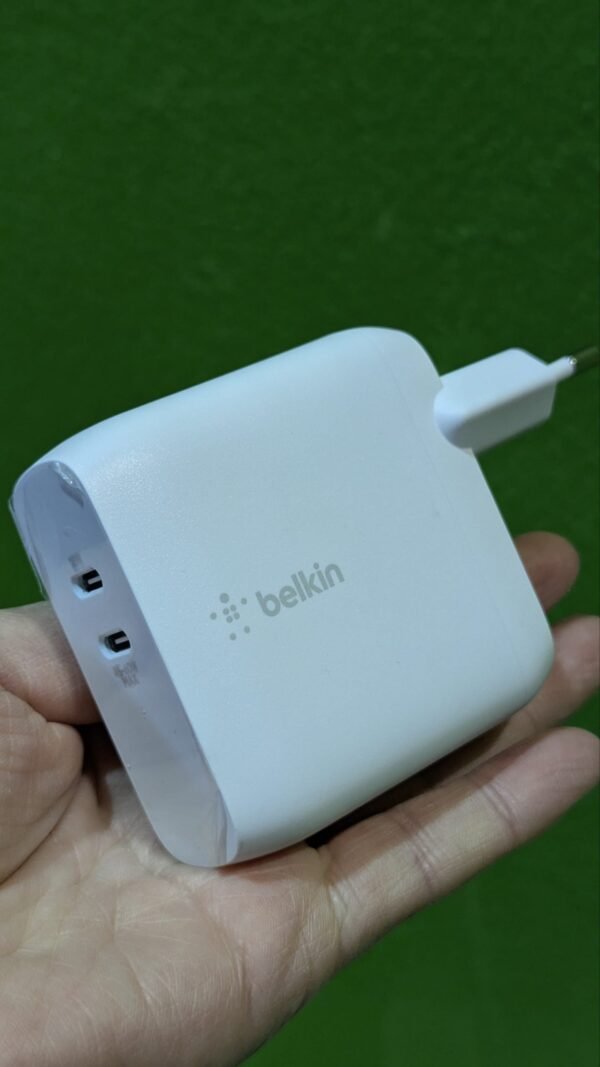 Belkin cargador de pared USB-PD GaN doble de 68 W - Imagen 3