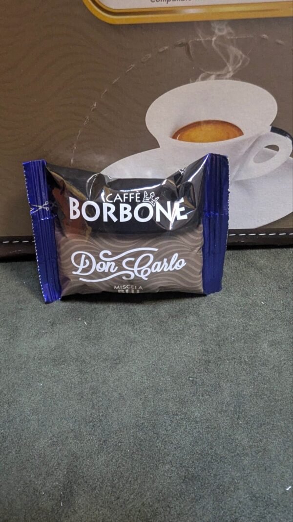 Caffè Borbone Don Carlo, Mezcla de Café Azul - 100 Cápsulas - Imagen 3