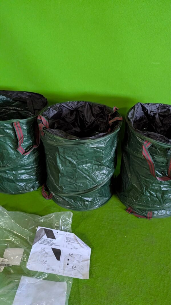 Bolsa para residuos Verdes de jardín Plegable 100 L - Imagen 3