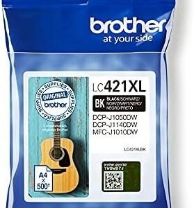Brother LC421XLBK Cartucho original de tinta (5 UNDS)