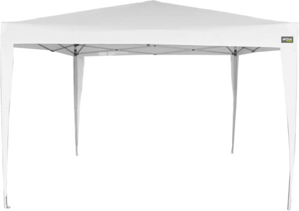 AKTIVE 62187 Carpa Plegable 300x300x240/250 Blanco