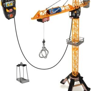 Dickie Toys Mega Grúa de Juguete por Cable con Mando