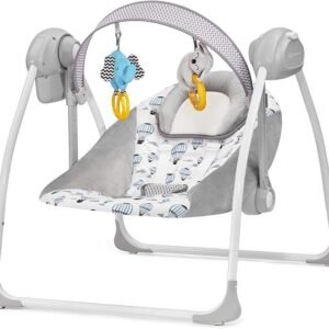kk Kinderkraft FLO Hamaca bebé macedora, Columpio bebe, Balancin