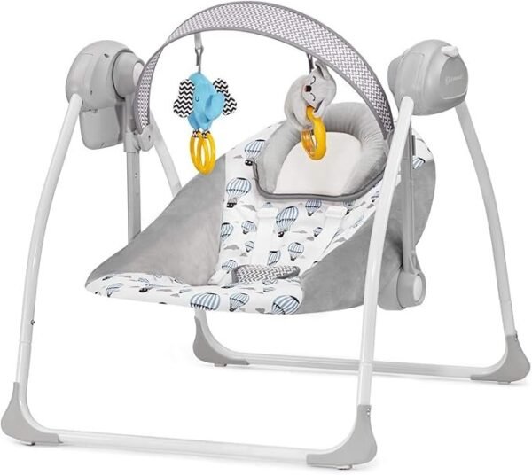 kk Kinderkraft FLO Hamaca bebé macedora, Columpio bebe, Balancin
