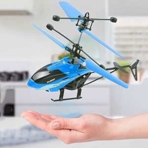 Mini helicóptero de inducción RC con luz de retención de altitud