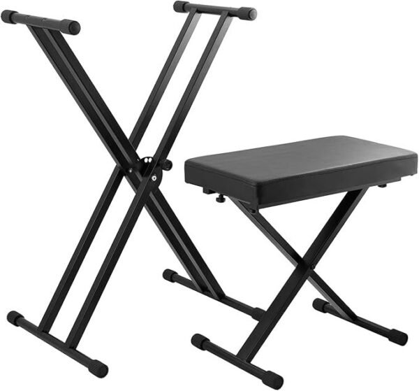 Tiger Juego de Soporte y Taburete para Tecleado