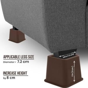 Elevadores Ajustables para Muebles de Cama (Juego de 6)