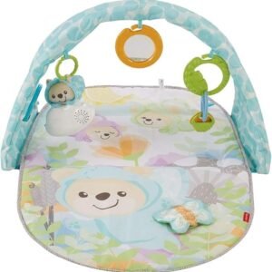 Fisher-Price Gimnasio Osito Musical, manta de juego para bebé