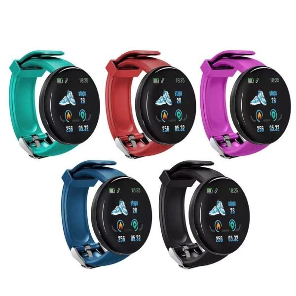 Reloj inteligente D18 para hombres y mujeres COLOR NEGRO - Imagen 3