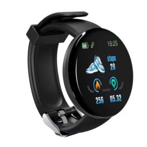 Reloj inteligente D18 para hombres y mujeres COLOR NEGRO