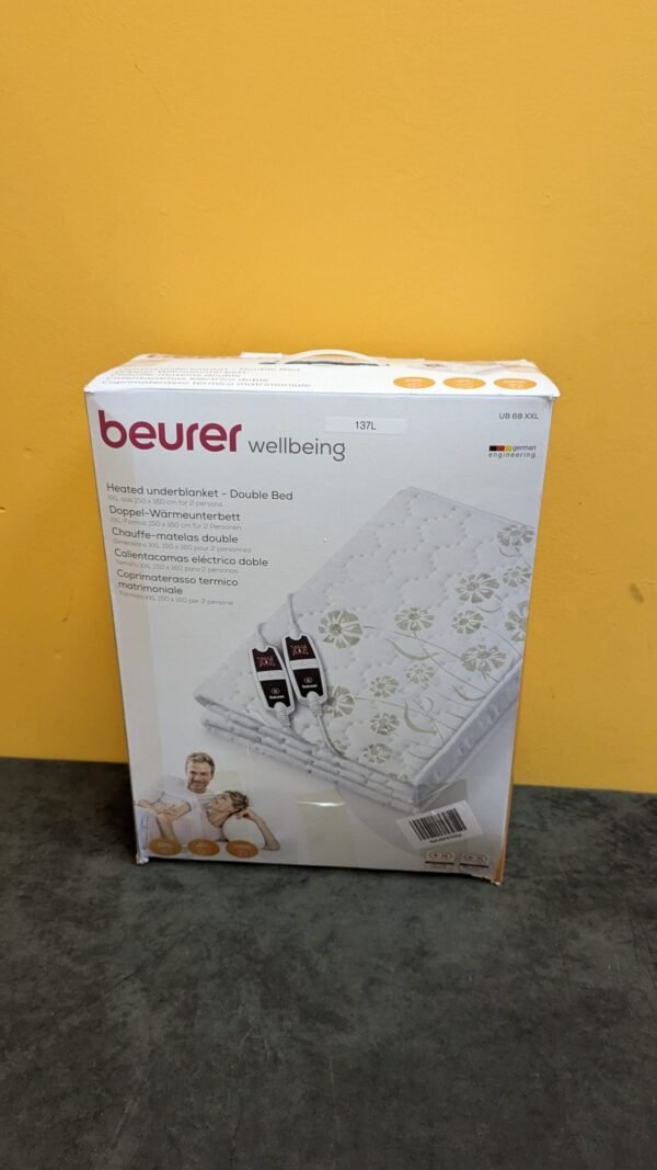 Beurer UB 68 XXL Calientacamas doble, 150 x 160 cm - Imagen 5