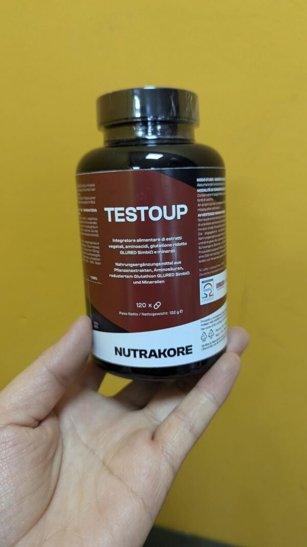 Nutrakore TestoUp Potenciador Energizante de Testosterona para Hombres