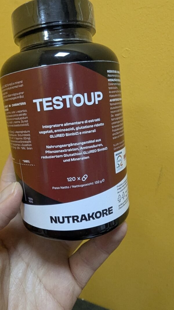 Nutrakore TestoUp Potenciador Energizante de Testosterona para Hombres - Imagen 6