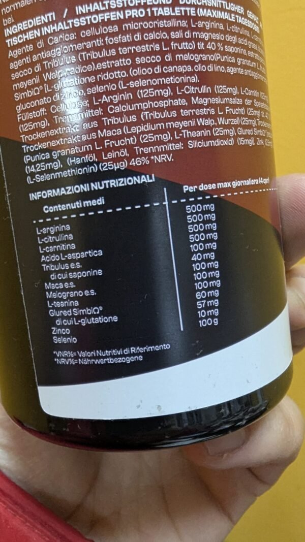 Nutrakore TestoUp Potenciador Energizante de Testosterona para Hombres - Imagen 4