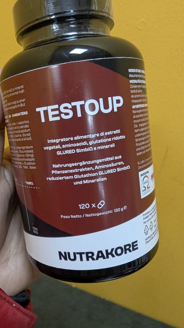 Nutrakore TestoUp Potenciador Energizante de Testosterona para Hombres - Imagen 3