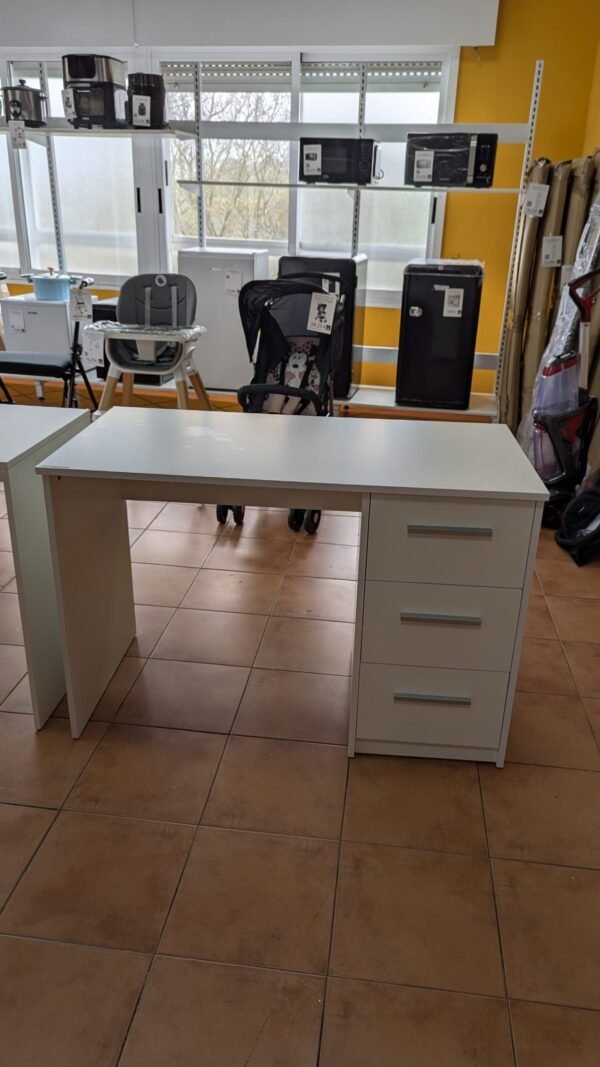 Escritorio moderno para oficina en casa con 3 cajones - Imagen 3
