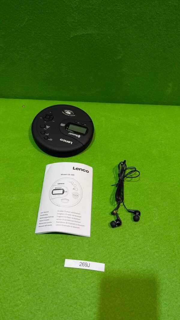 Lenco CD-300, reproductor de CD portátil - Imagen 2