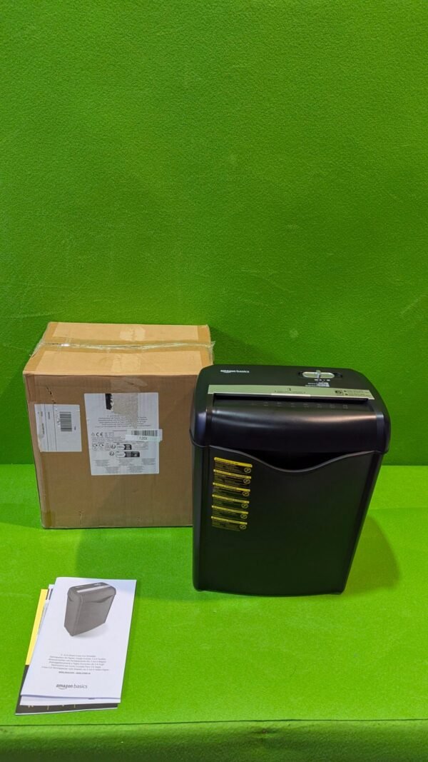 Amazon Basics Destructora de papel y tarjetas - Imagen 2