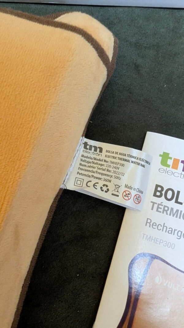 TM Electron Vulcano Bolsa De Agua Térmica Calefactable En 5 Minutos - Imagen 5