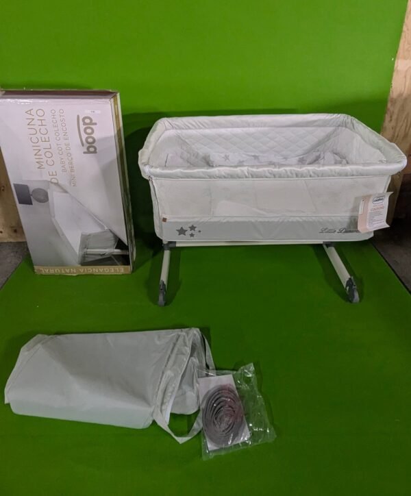 Minicuna colecho Asalvo 0 meses Beige + Edredon y Textil - Imagen 2