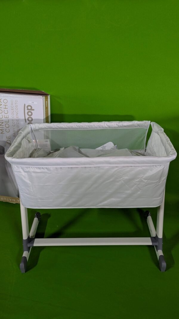 Minicuna colecho Asalvo 0 meses Beige + Edredon y Textil - Imagen 4