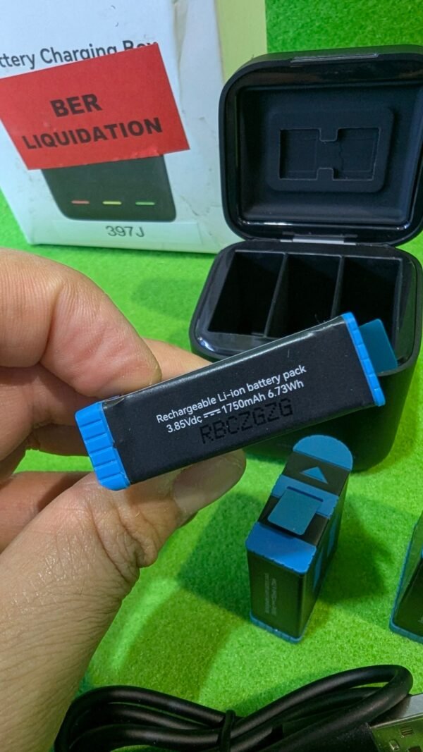 ELESIN Baterías y Cargador para GoPro Hero 12 Hero 11/10/9 - Imagen 4