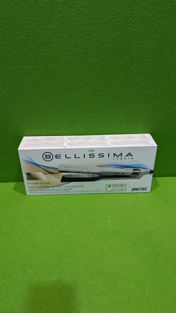 Bellissima Imetec Steam Elixir, plancha de vapor, cabello liso - Imagen 9