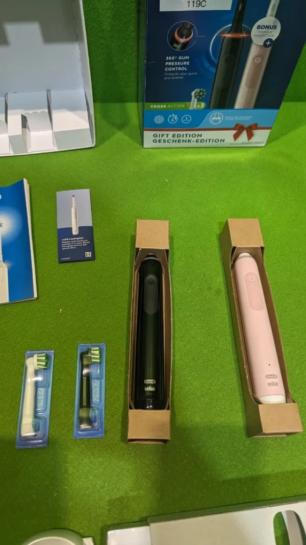 Oral-B Pro 3 3900N Cepillos de Dientes Eléctricos (Pack de 2) - Imagen 4