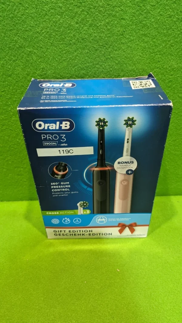 Oral-B Pro 3 3900N Cepillos de Dientes Eléctricos (Pack de 2) - Imagen 7