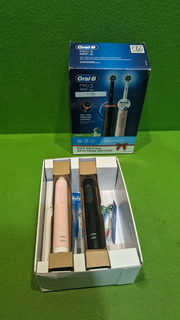 Oral-B Pro 3 3900N Cepillos de Dientes Eléctricos (Pack de 2) - Imagen 6