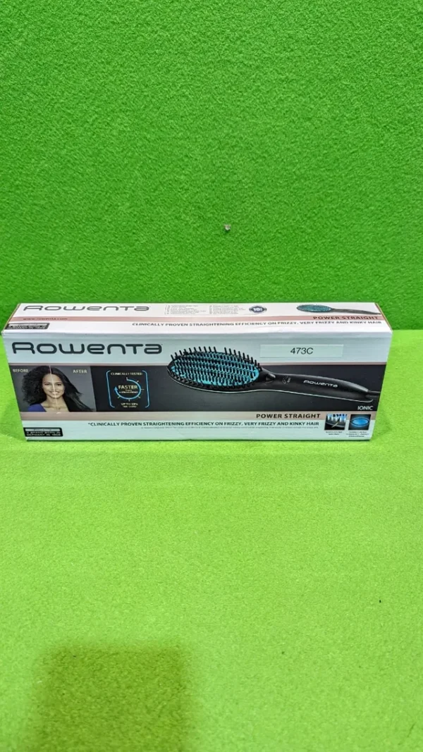 Rowenta Cepillo alisador Power Straight CF5820F0 para cabello muy rizado - Imagen 10